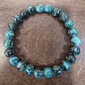 Chrysocholla Crystal Bracelet